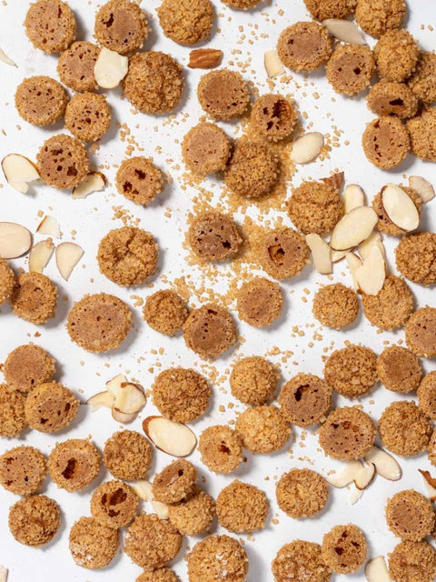 amaretti gluten free dairy free almond cookie spreadout