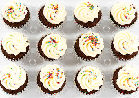 Chocolate Italian Buttercream Cupcakes