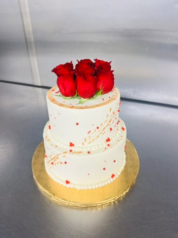 Gluten Free Tiered Cake “Wedding“ or “Life’s Big Moments”