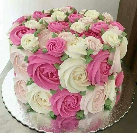 Gluten Free Flowers Cake